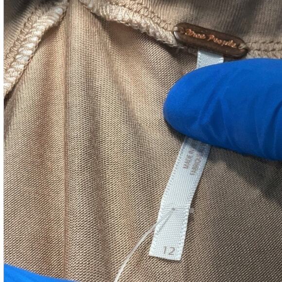 Free People Zoey Lace Mini Skirt Women’s 12 Black Blush Whimsygoth Romantic NEW - Picture 4 of 7